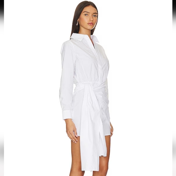 L'Academie Charlie Mini Dress in White Size Small - Picture 3 of 5